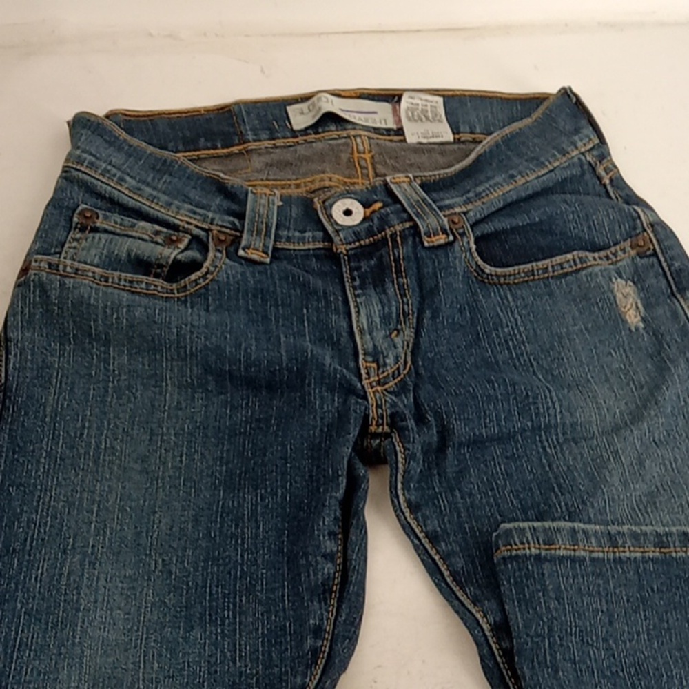 Levi's slouch and straight blue jeans size1